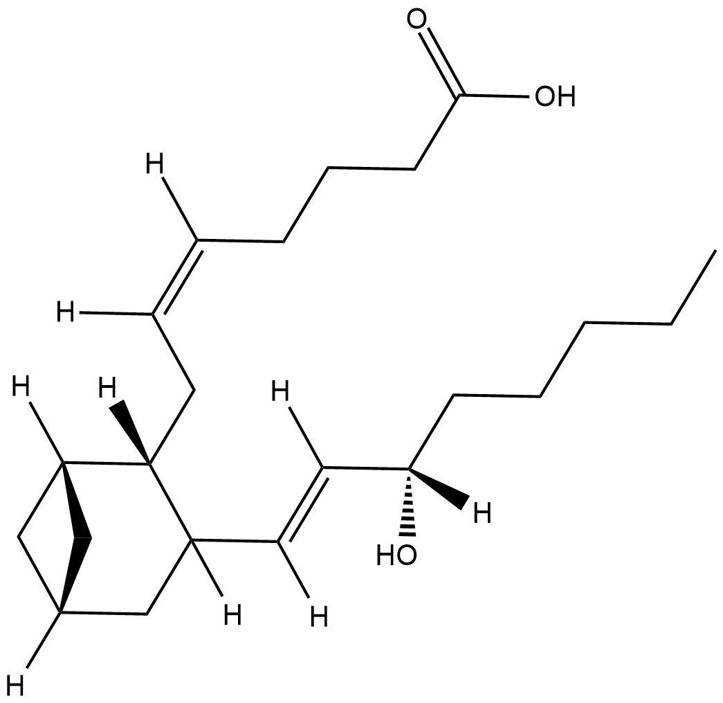 Carbocyclic Thromboxane A2 التركيب الكيميائي