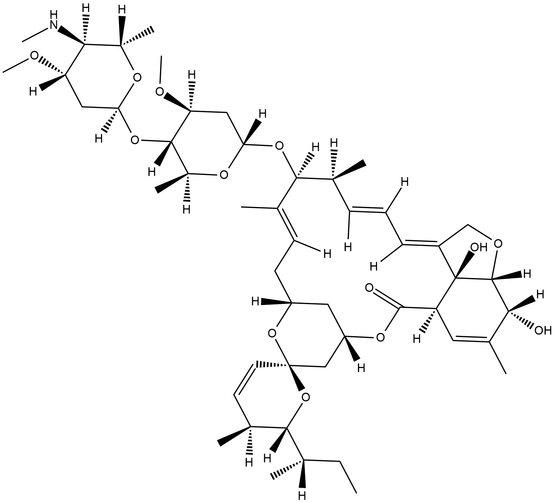 Emamectin B1a 化学構造