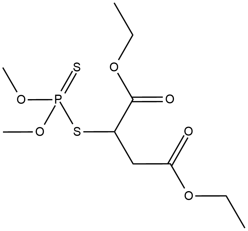 Malathion Chemische Struktur