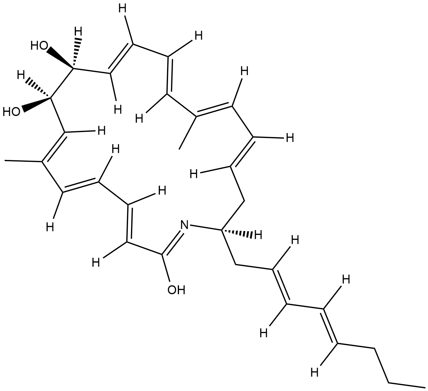 Heronamide C Chemische Struktur