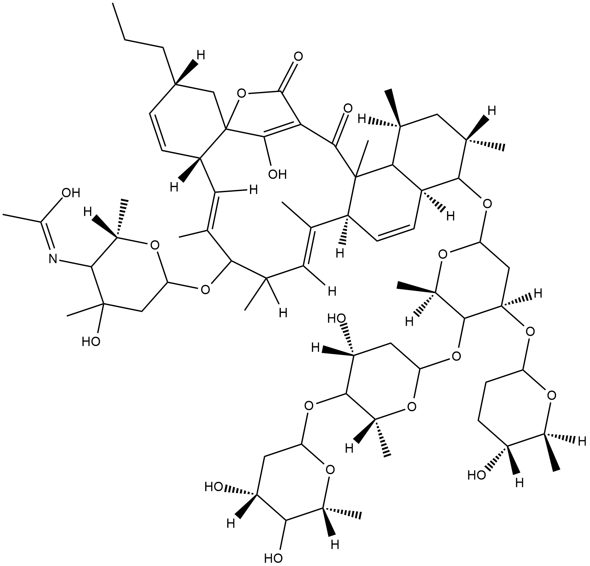 Saccharocarcin B  Chemical Structure