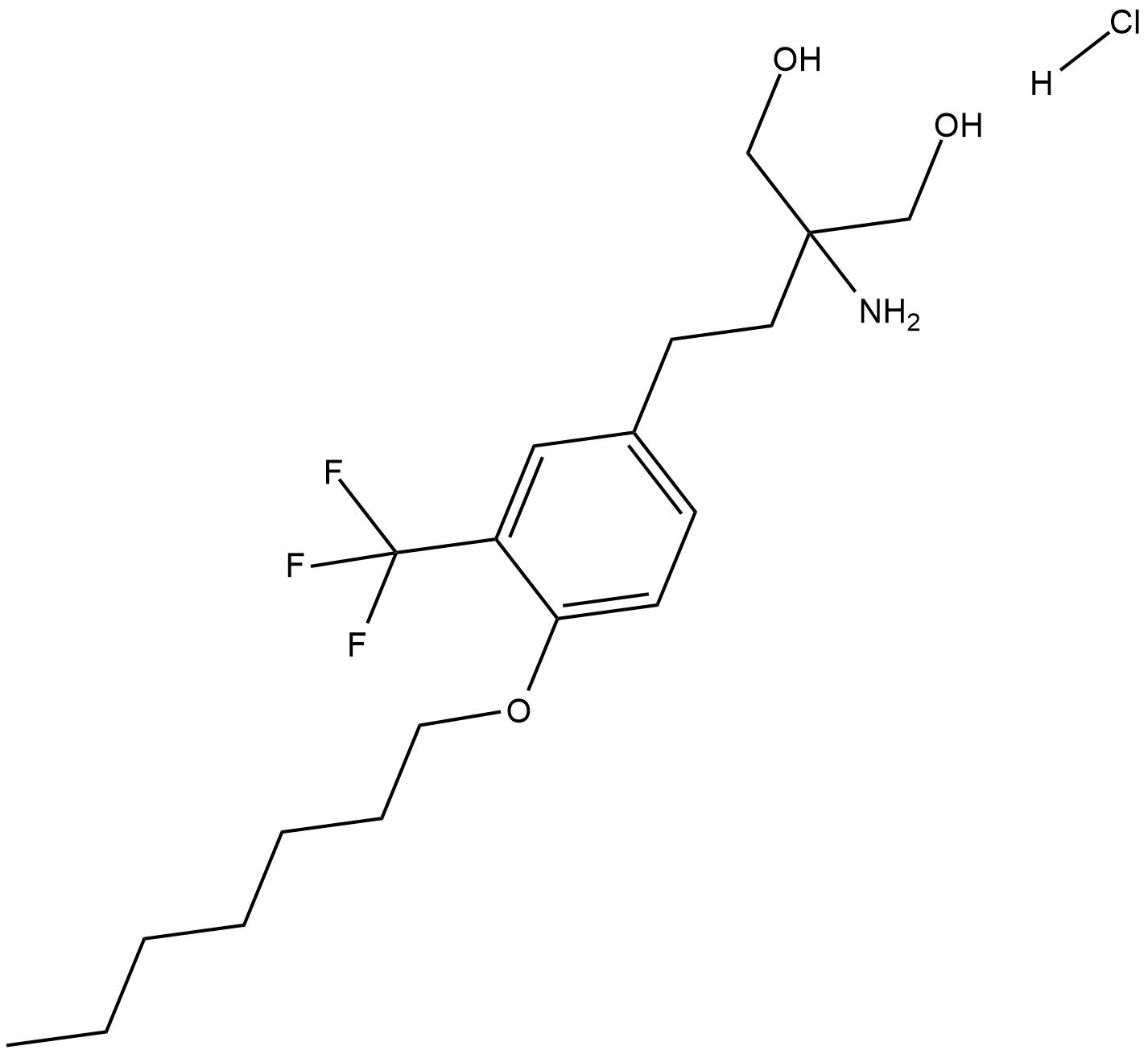 Amiselimod hydrochloride  Chemical Structure