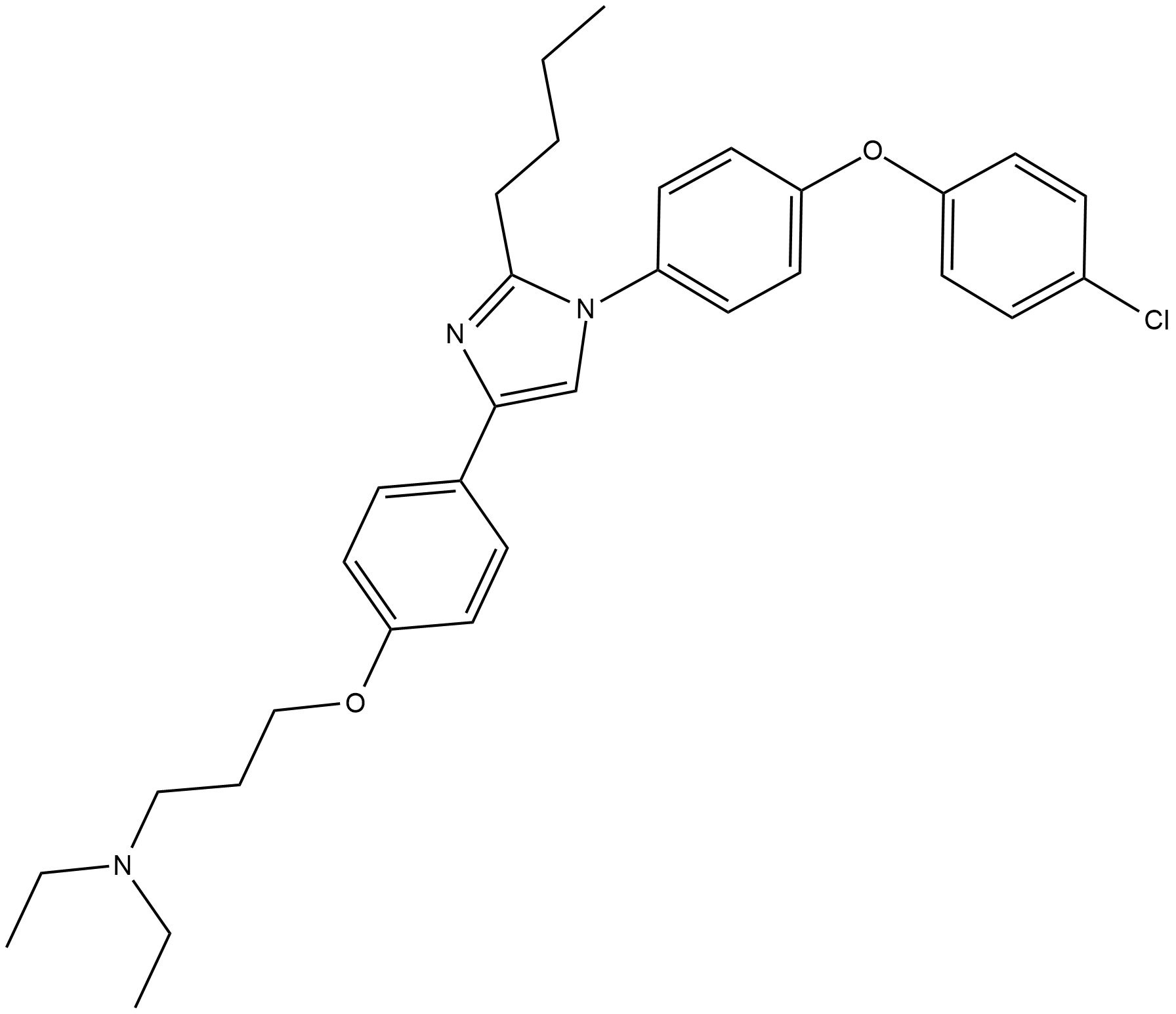 Azeliragon 化学構造