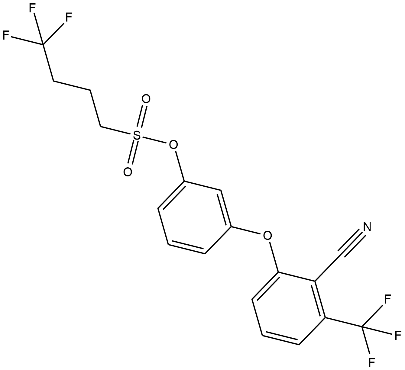 Bay 59-3074 Chemische Struktur