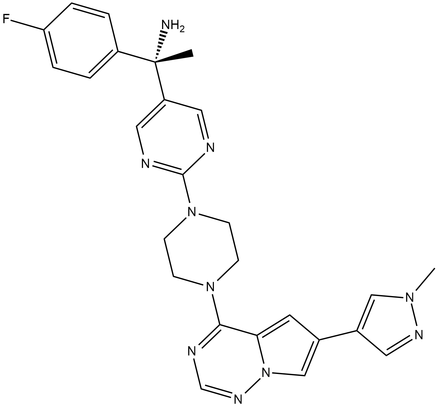 Avapritinib  Chemical Structure