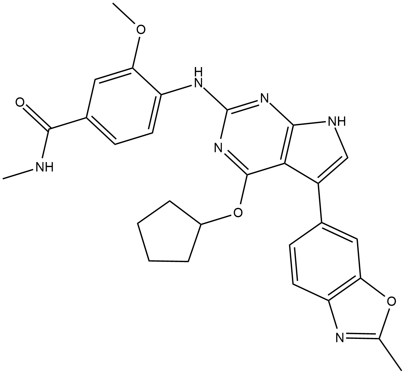 CC-671 Chemische Struktur