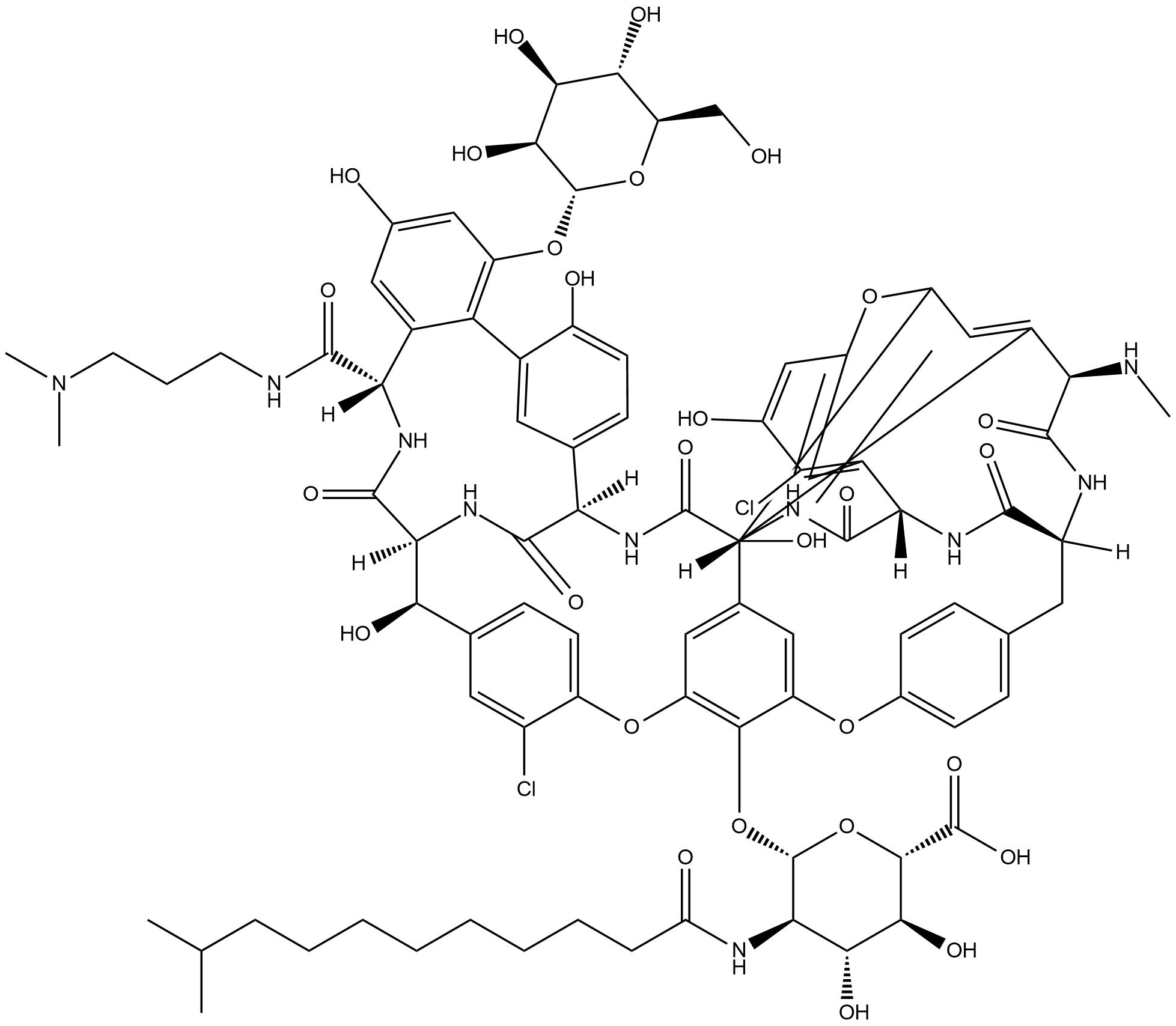 Dalbavancin Chemical Structure