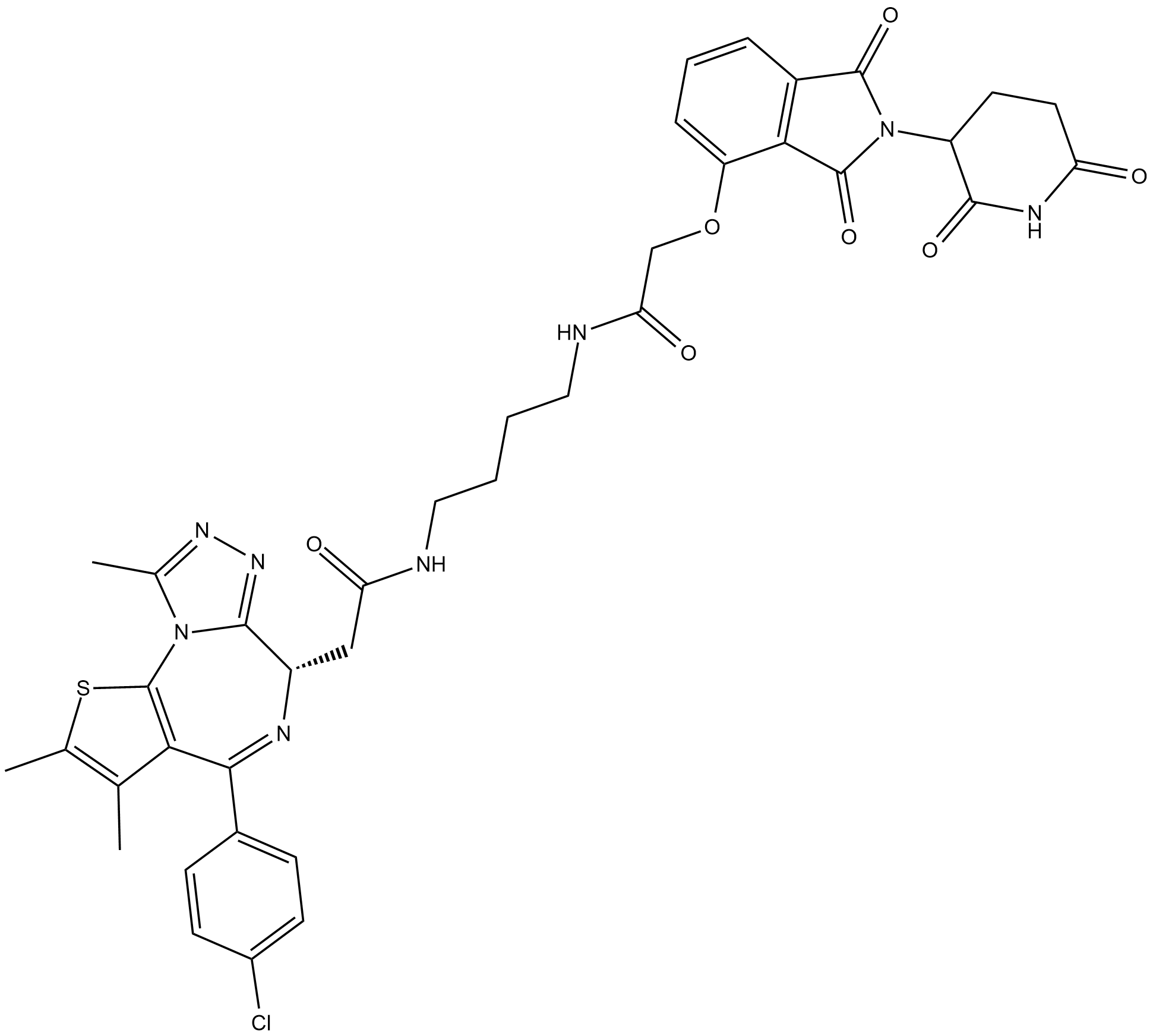 dBET1 化学構造