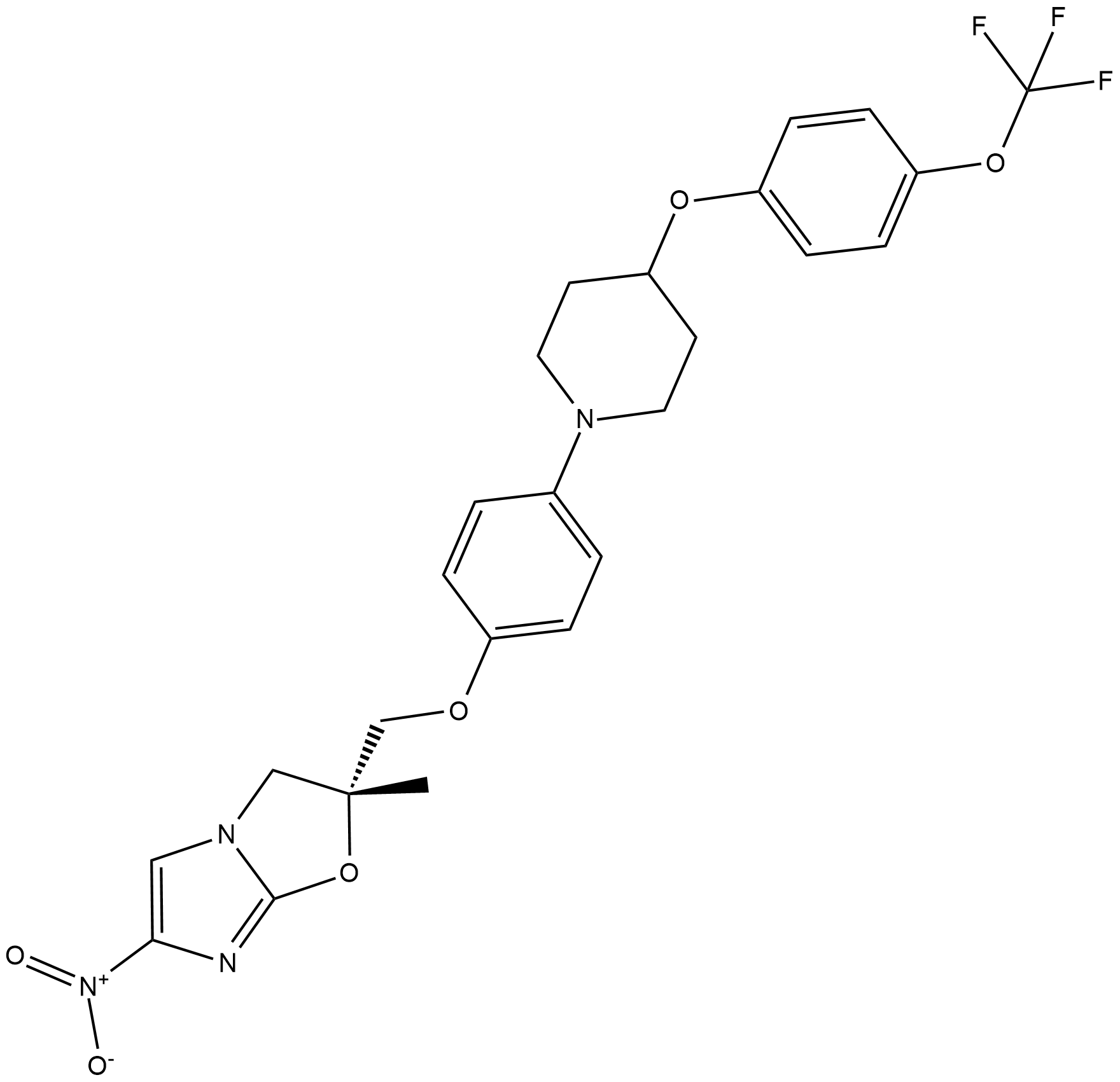 Delamanid Chemische Struktur