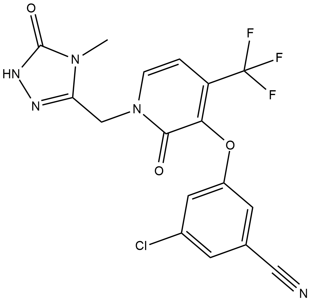 Doravirine  Chemical Structure