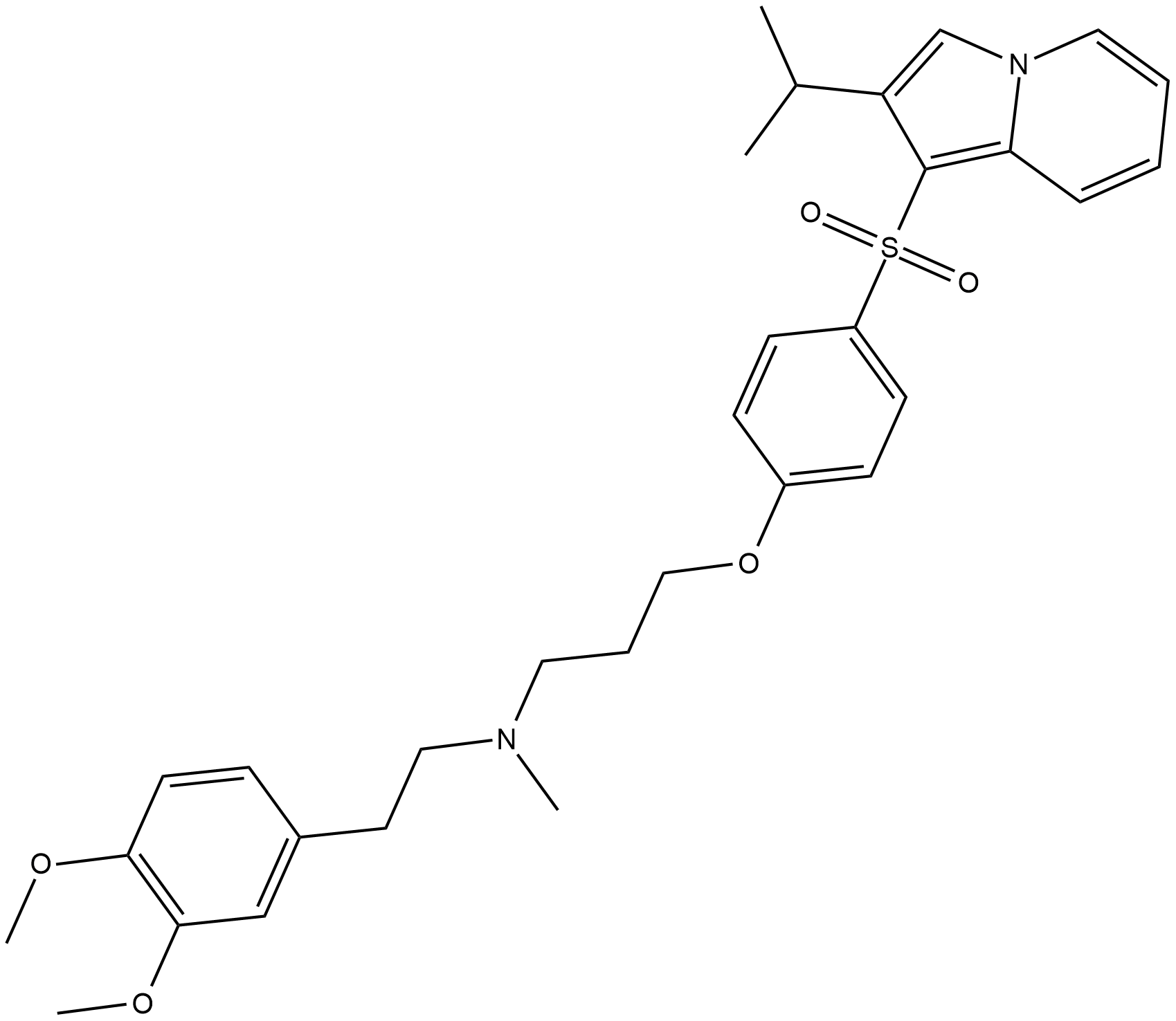 Fantofarone  Chemical Structure