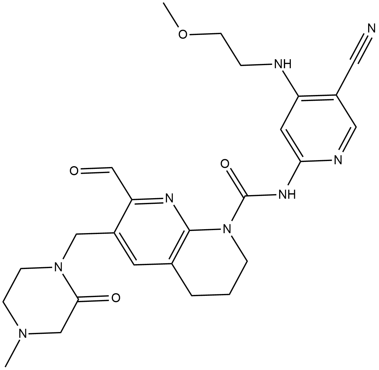 Roblitinib التركيب الكيميائي