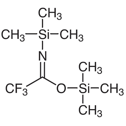 N,O-Bis(trimethylsilyl)trifluoroacetamide Chemische Struktur