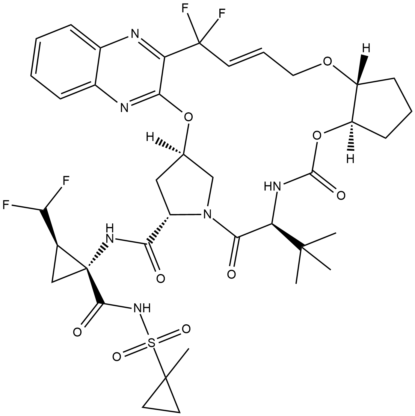 Glecaprevir  Chemical Structure