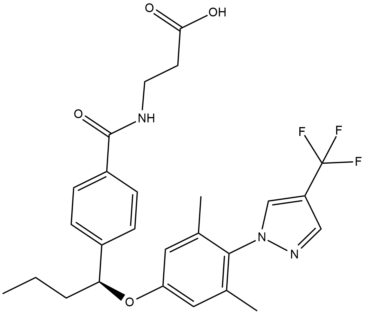 Glucagon receptor antagonists-4 化学構造