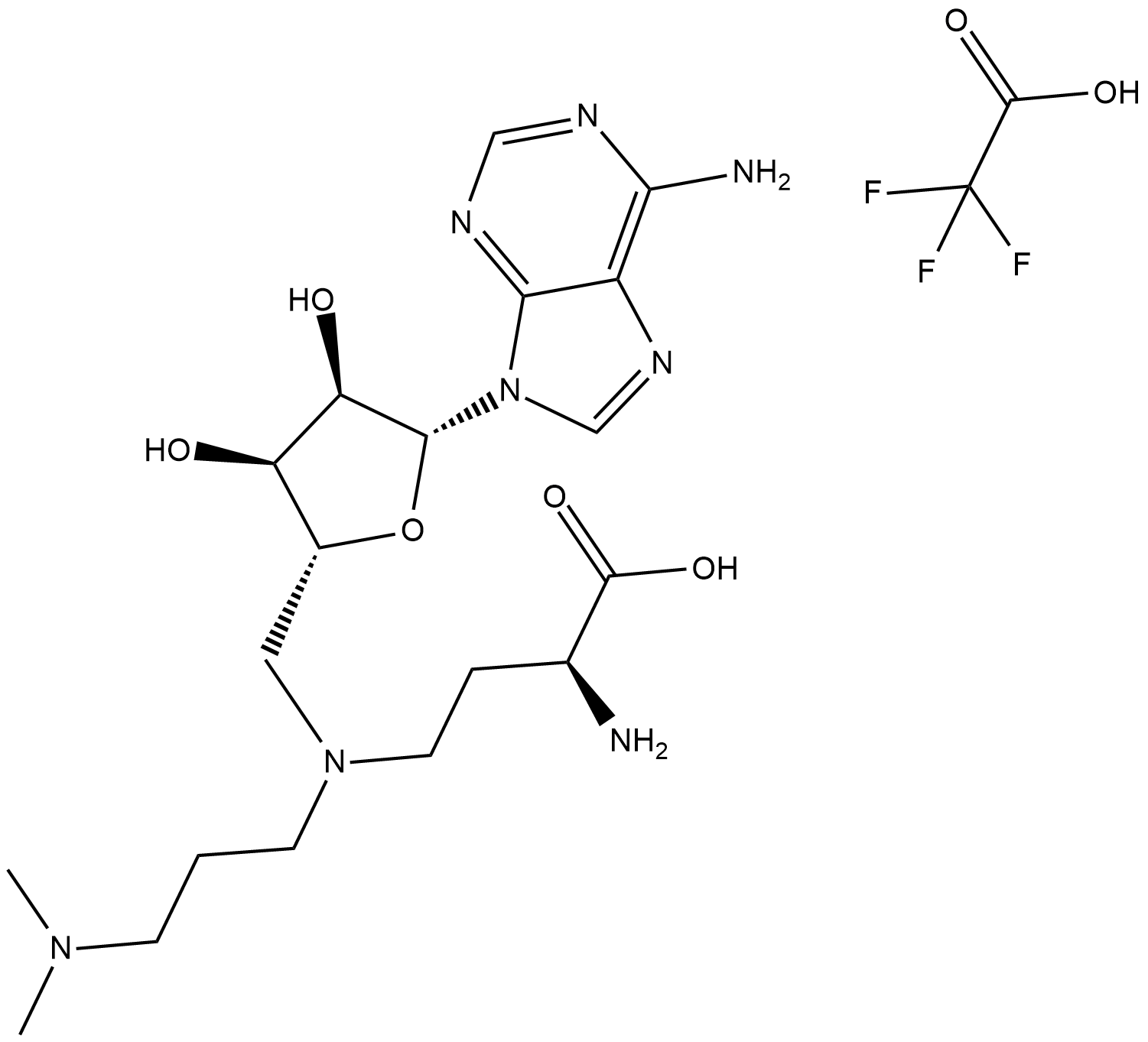 GSK2807 Trifluoroacetate 化学構造