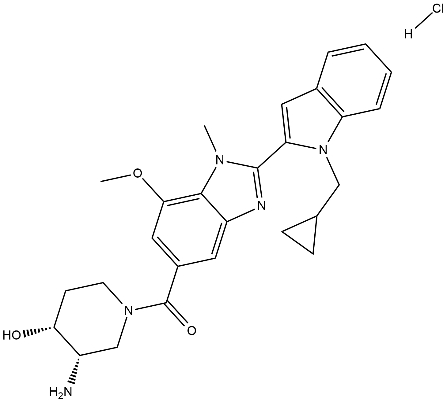 GSK484 hydrochloride  Chemical Structure