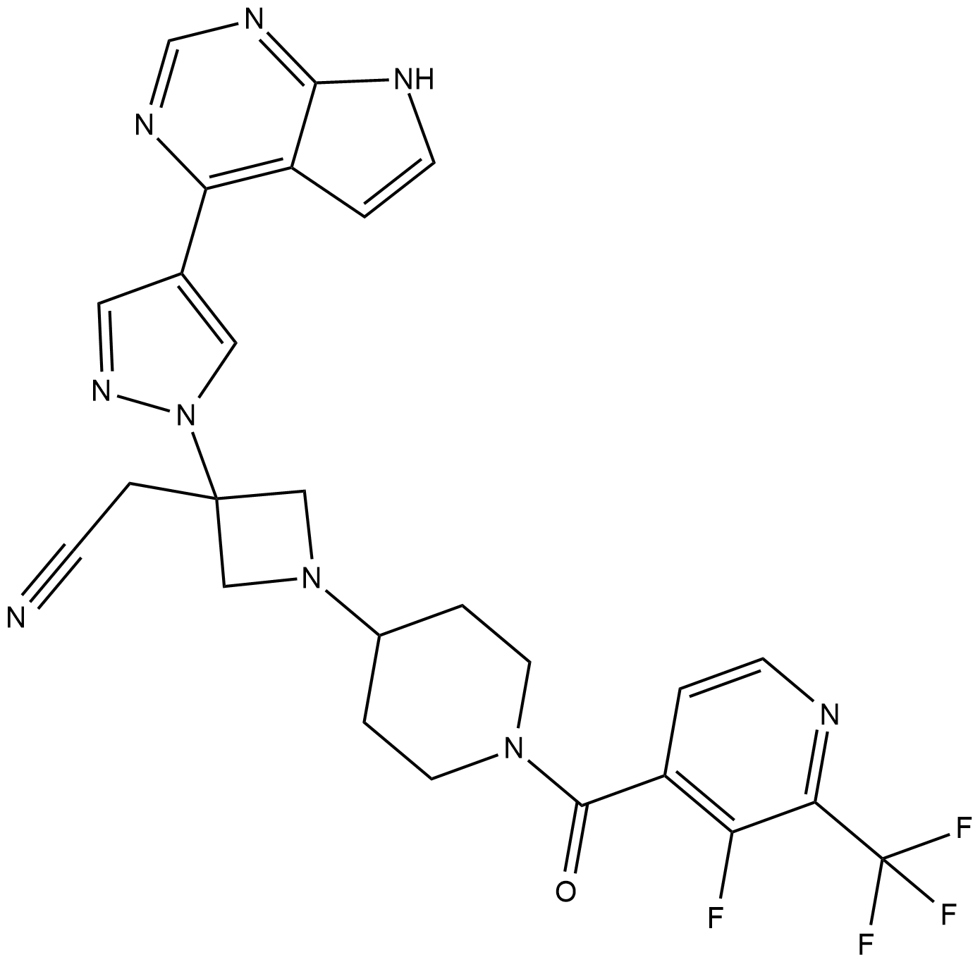 Itacitinib Chemical Structure