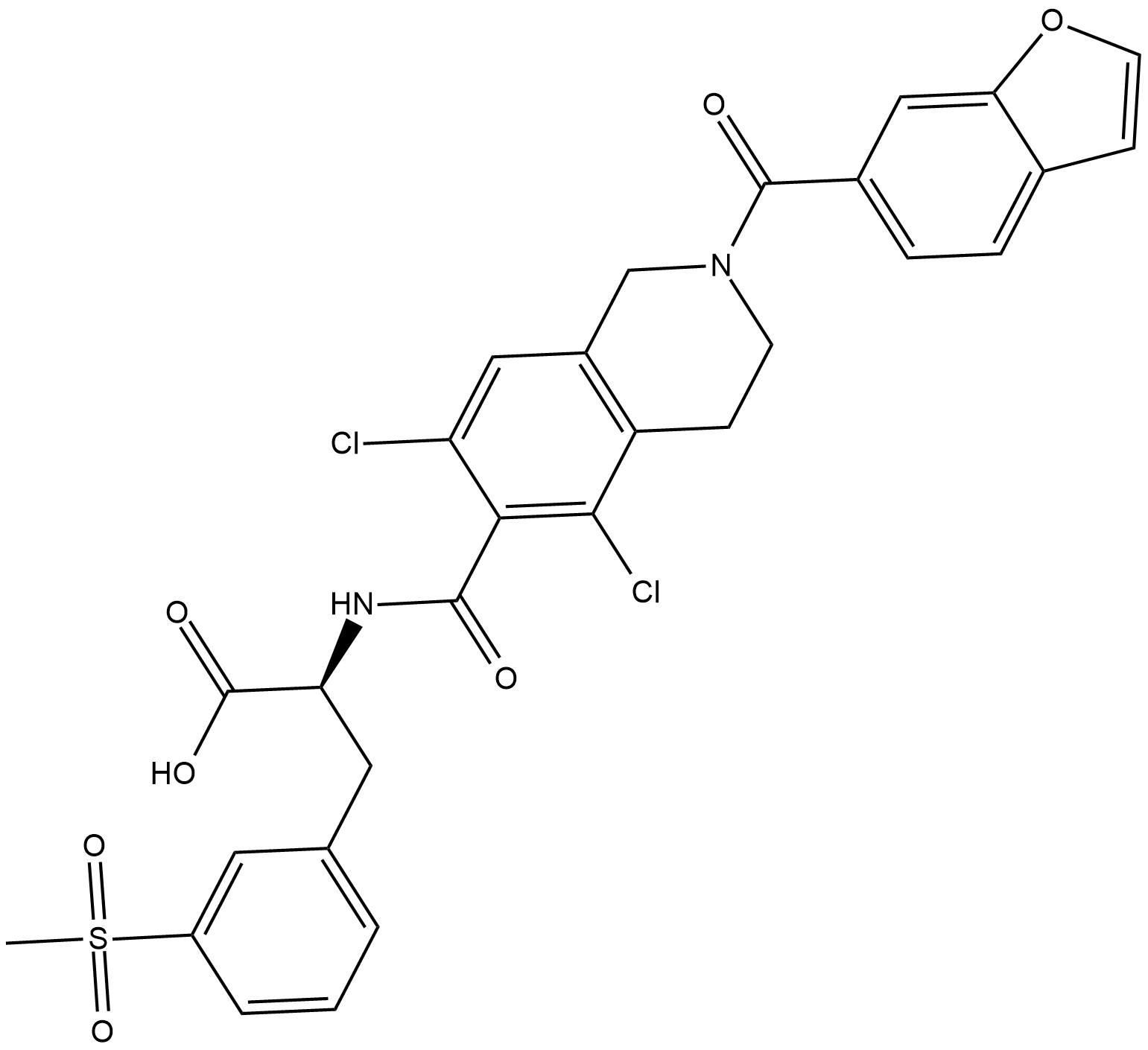 Lifitegrast  Chemical Structure