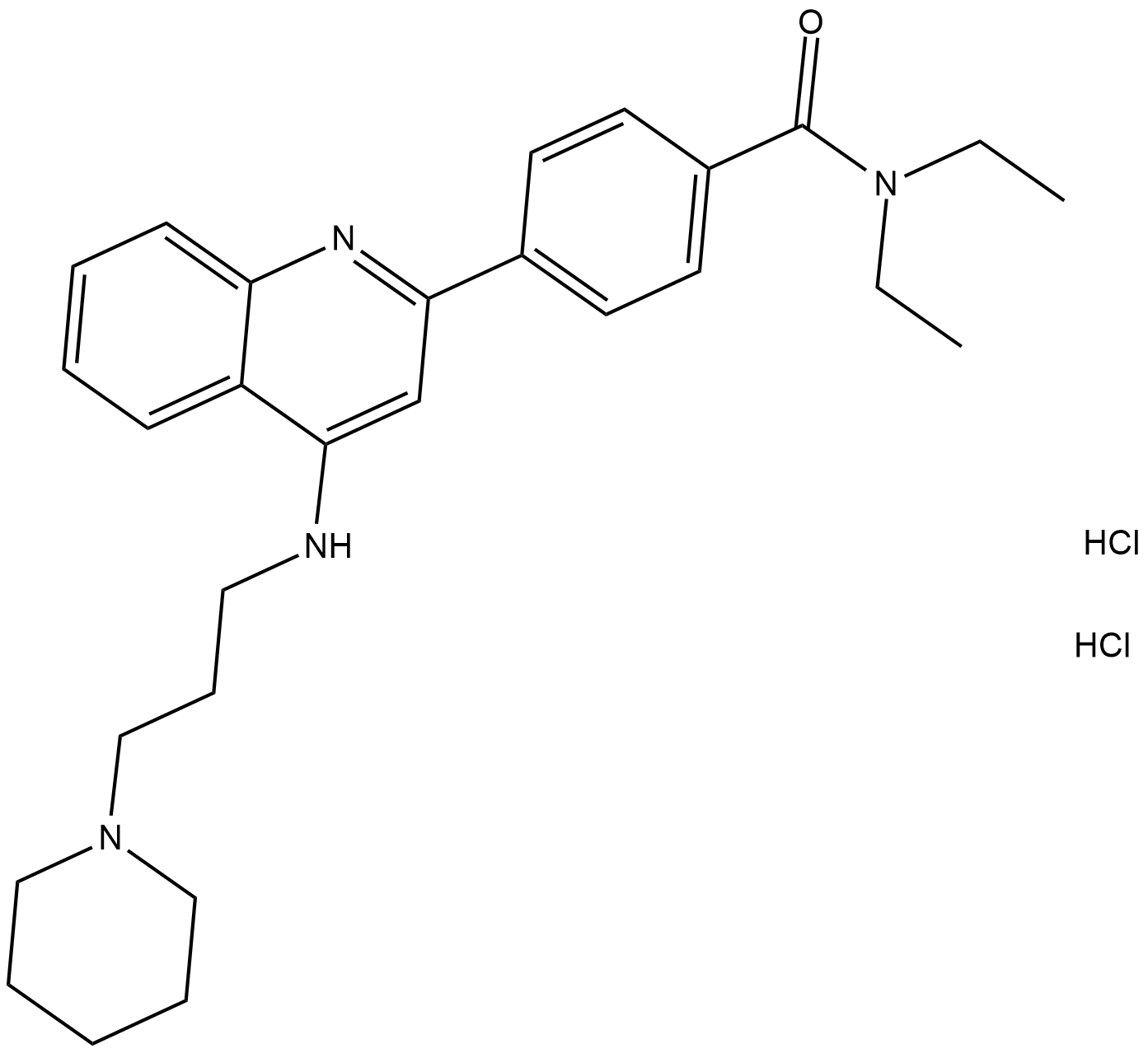 LMPTP INHIBITOR 1 dihydrochloride 化学構造