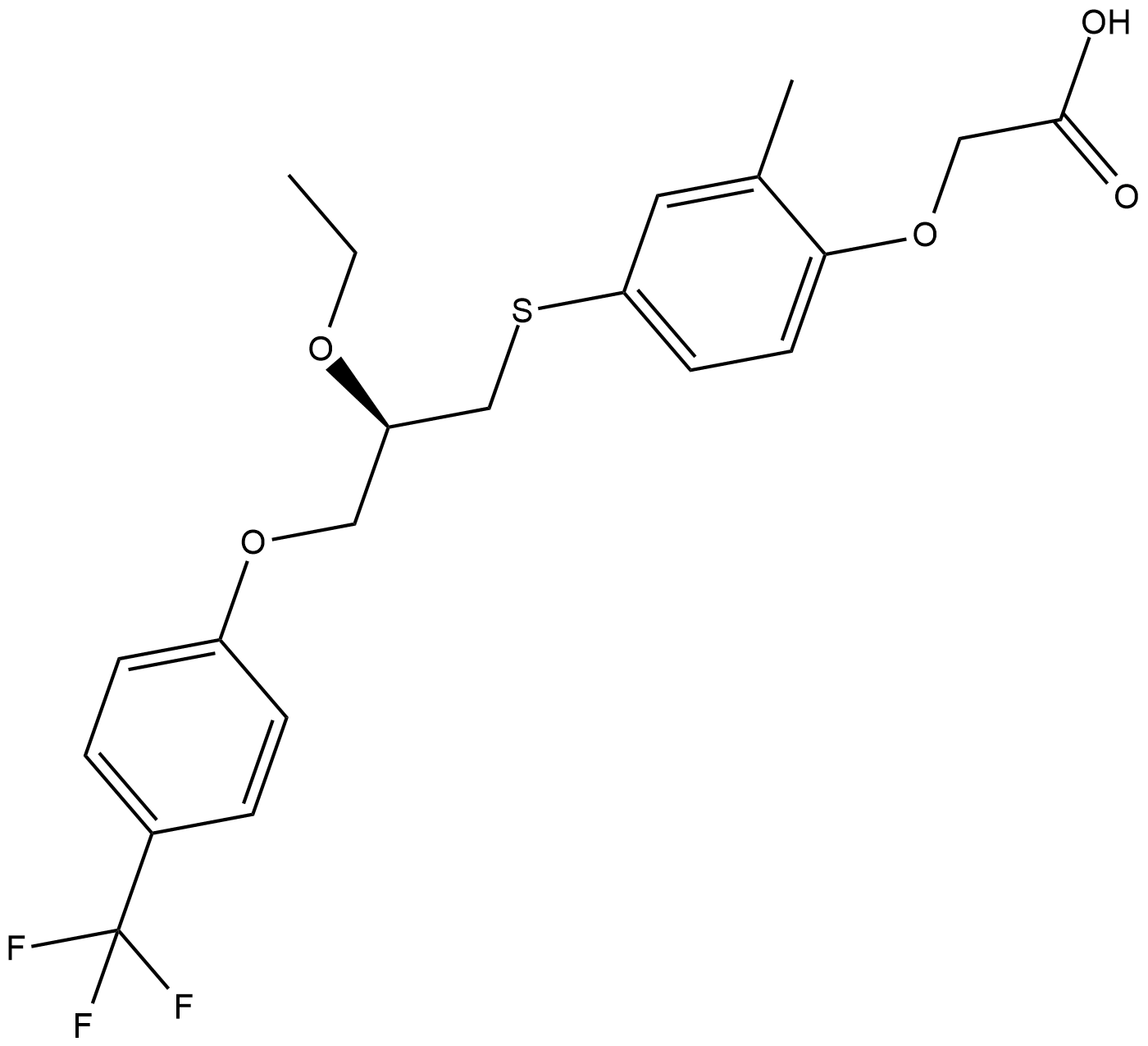 Seladelpar Chemische Struktur