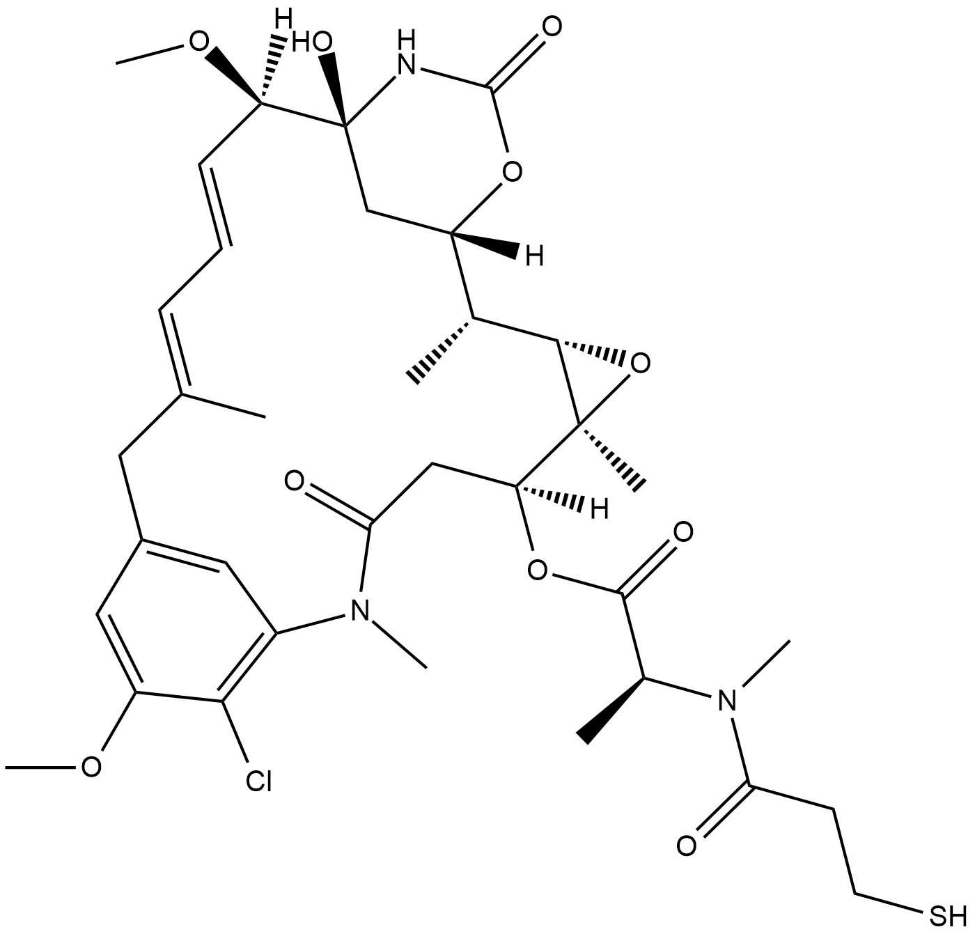 Mertansine  Chemical Structure