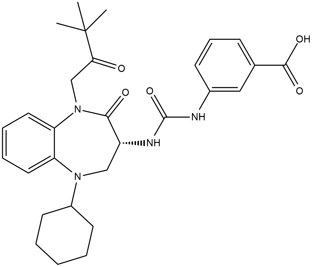 Nastorazepide Chemische Struktur
