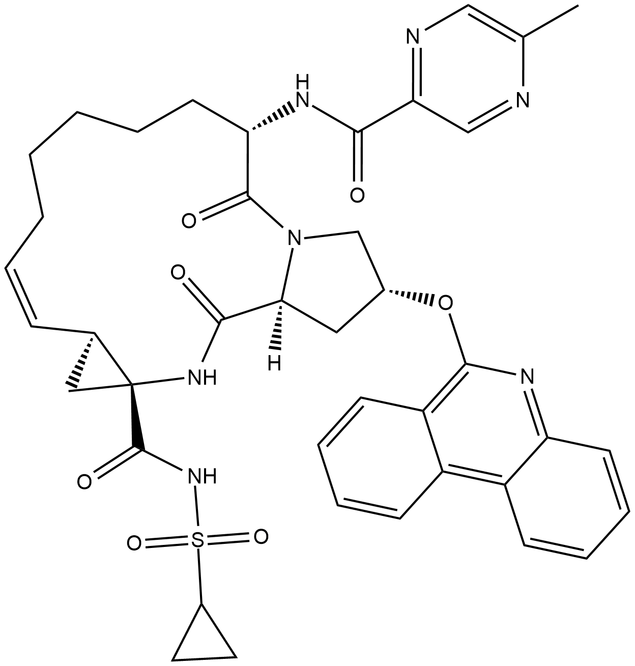 Paritaprevir  Chemical Structure