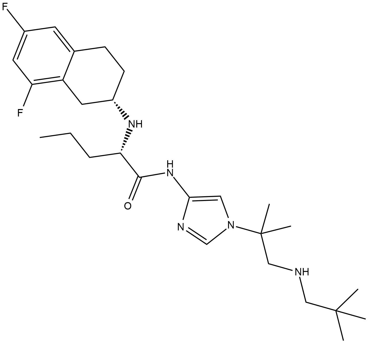 PF-3084014 التركيب الكيميائي