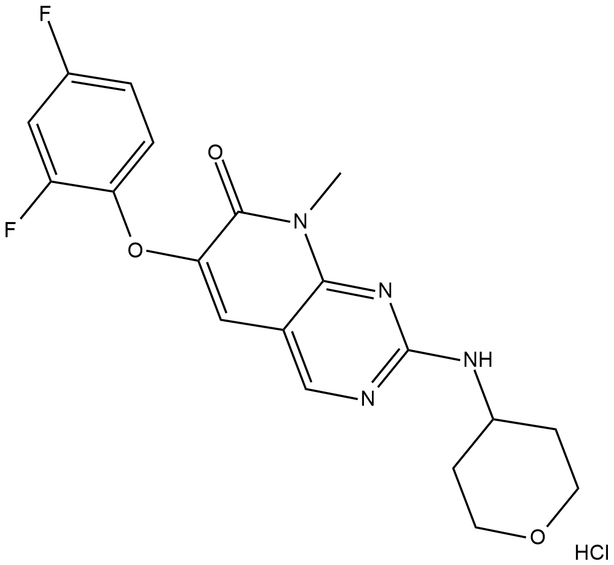 R1487 Hydrochloride Chemische Struktur
