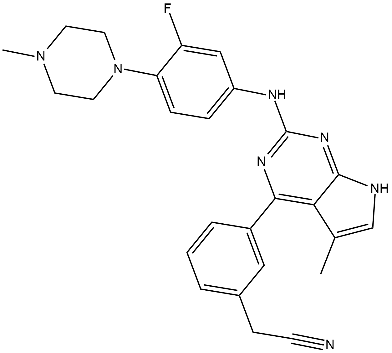 SGI-7079 Chemische Struktur
