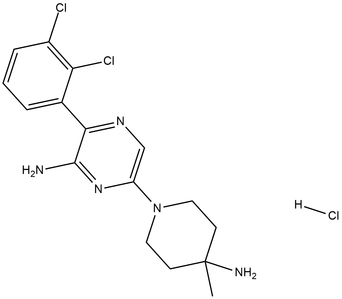 SHP099 hydrochloride Chemische Struktur