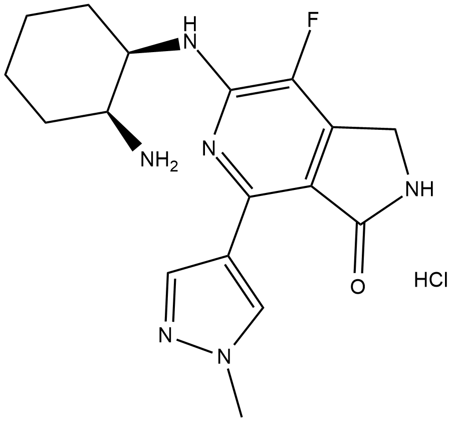 TAK-659 hydrochloride 化学構造