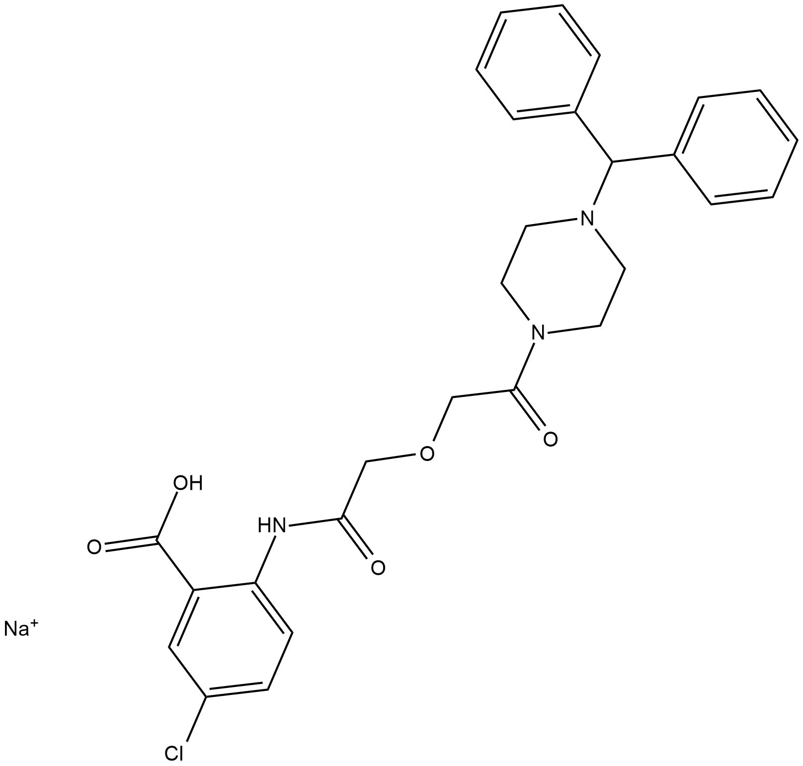 TM5275 sodium  Chemical Structure