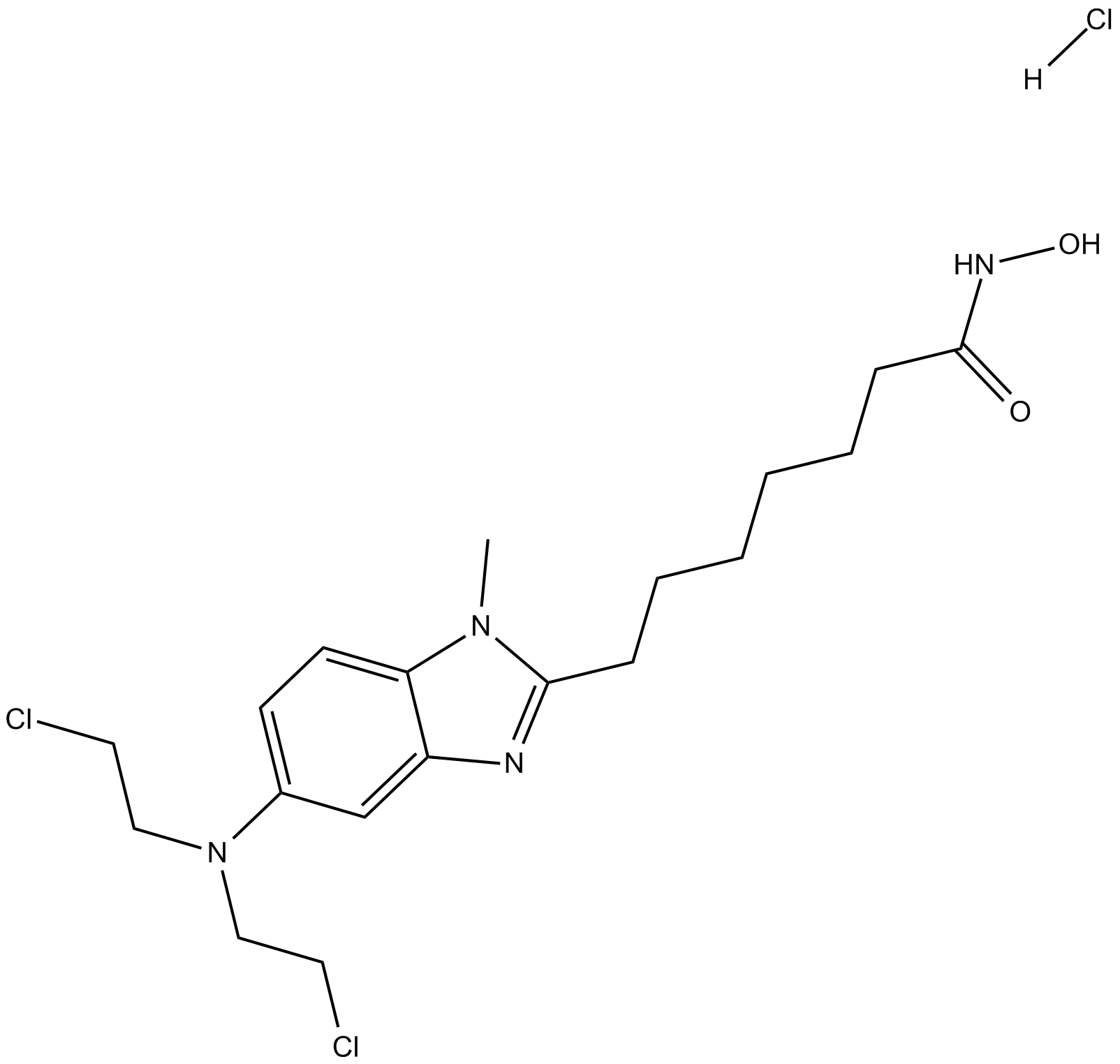 Tinostamustine HCl   Chemical Structure