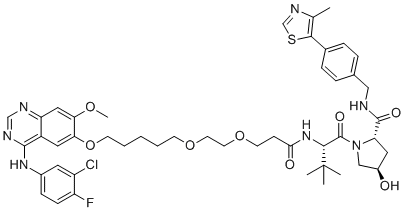 Gefitinib-based PROTAC 3  Chemical Structure