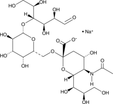 6'-Sialyllactose Sodium Salt Chemische Struktur