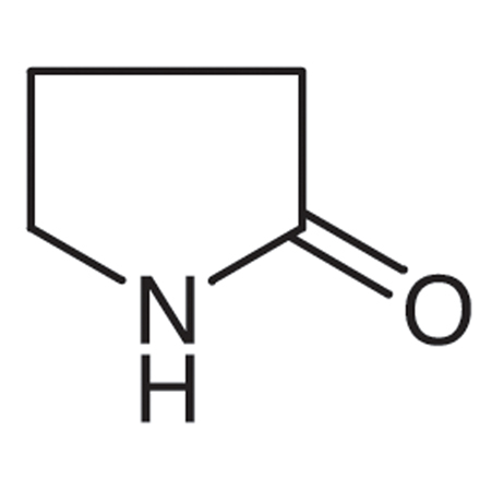 2-Pyrrolidinone 化学構造