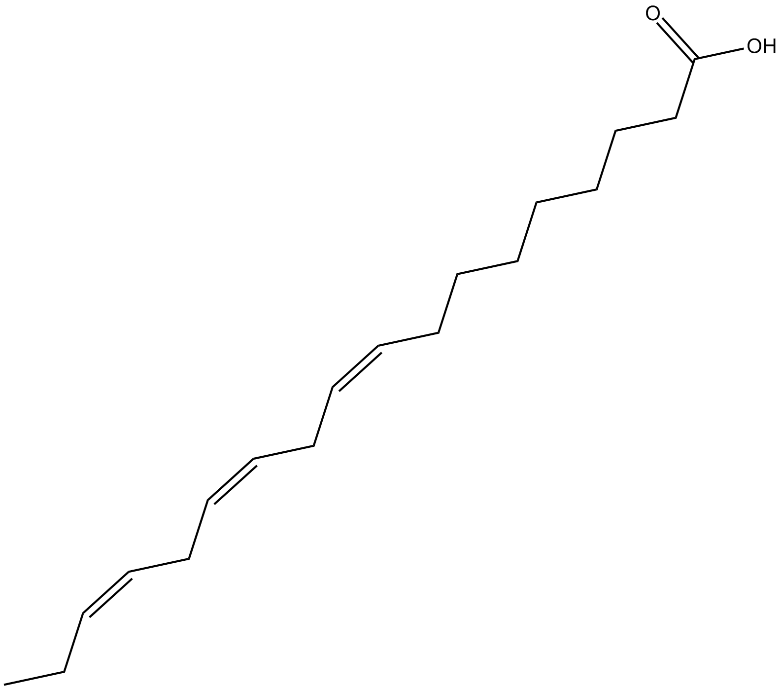 α-Linolenic Acid Chemical Structure