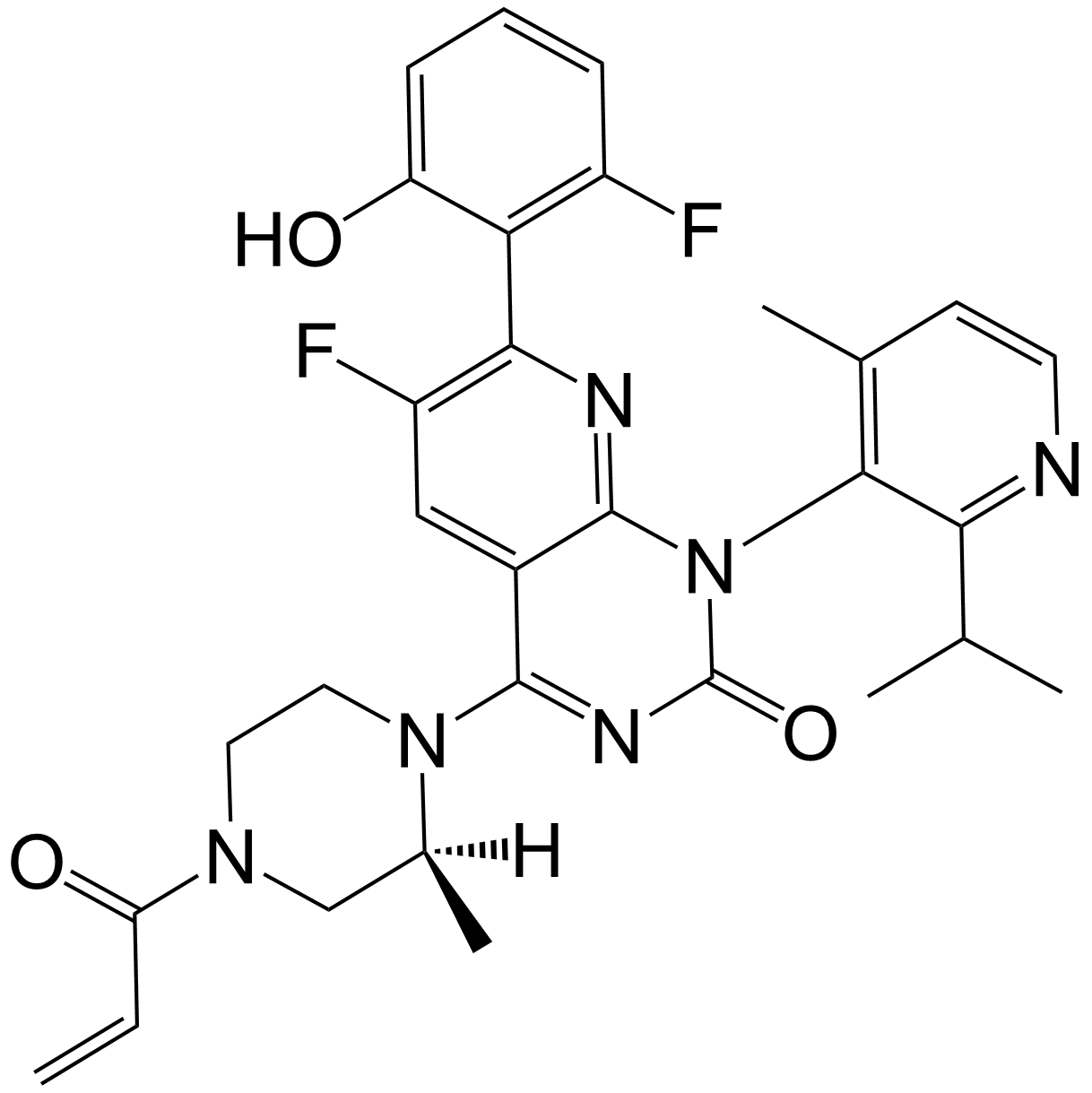 AMG-510 racemate Chemical Structure