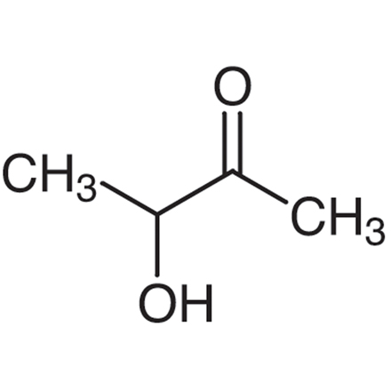 3-Hydroxy-2-butanone Chemische Struktur