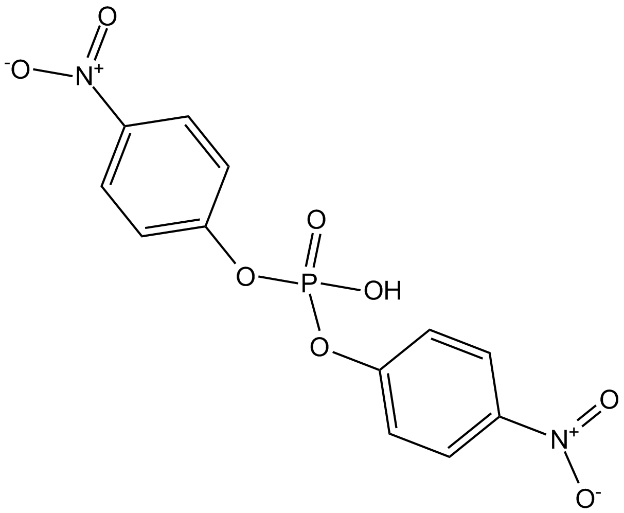 Bis(4-nitrophenyl) phosphate Chemische Struktur