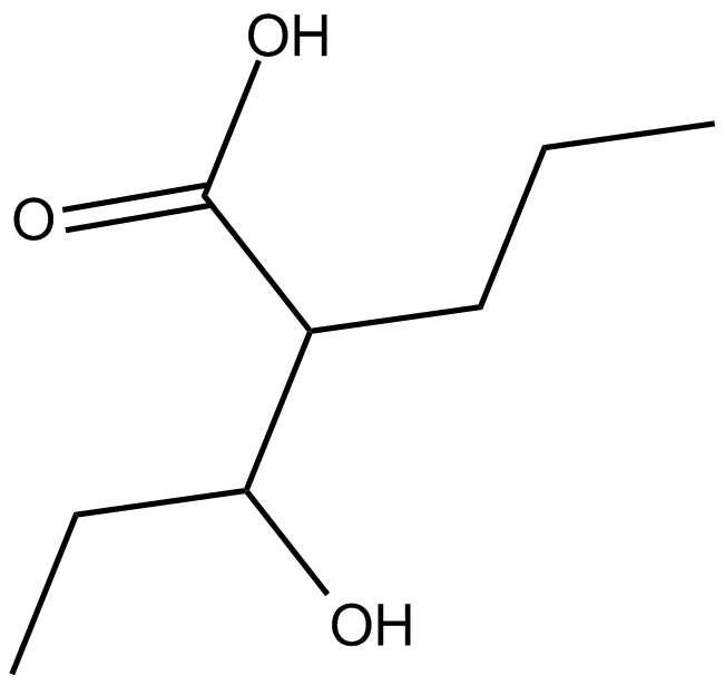 3-hydroxy Valproic Acid Chemical Structure