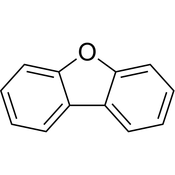 Dibenzofuran Chemische Struktur