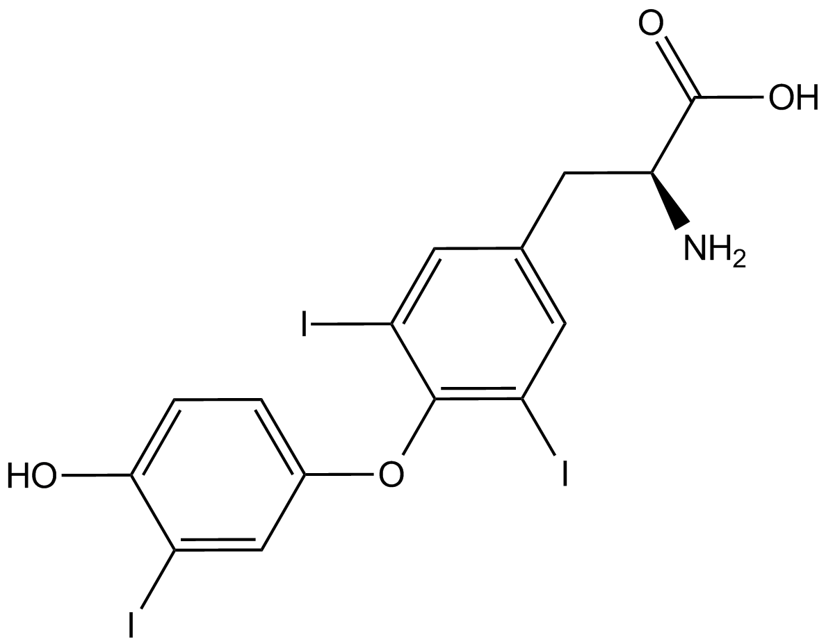 Triiodothyronine 化学構造