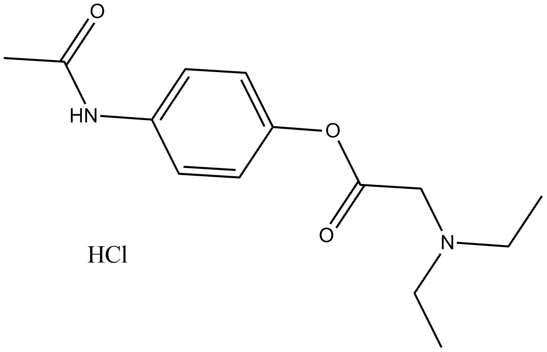 Propacetamol hydrochloride 化学構造