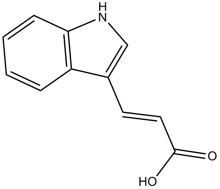 3-Indoleacrylic acid التركيب الكيميائي