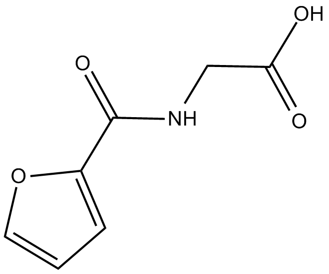 N-(2-furoyl)glycine Chemische Struktur