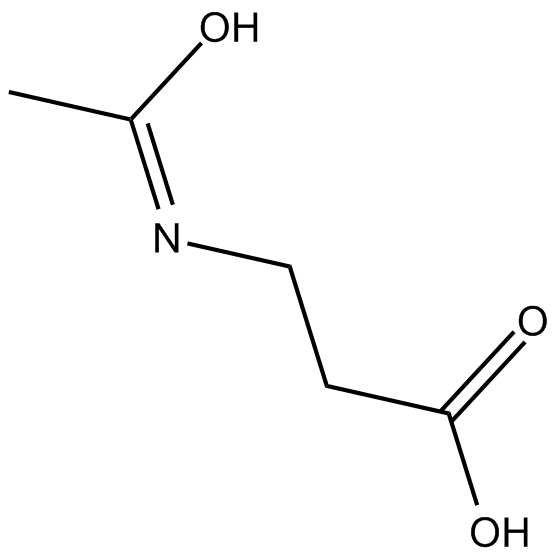 N-acetyl-beta-alanine التركيب الكيميائي