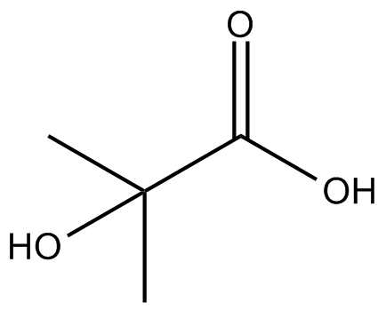 2-hydroxyisobutyrate Chemische Struktur